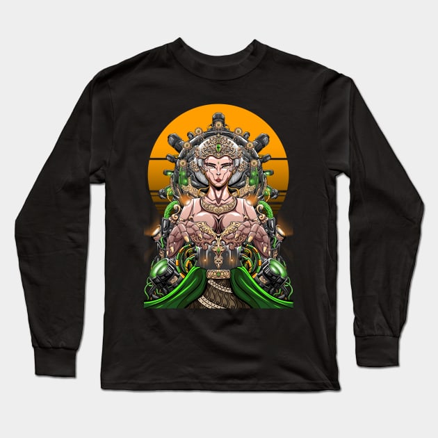 Javanese Mecha Long Sleeve T-Shirt by GODWIT